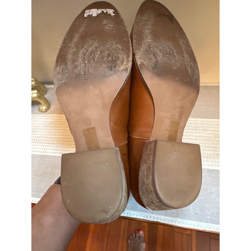 Madewell The Lucie Shoe in English Saddle Leather Size 10 - Picture 7 of 8